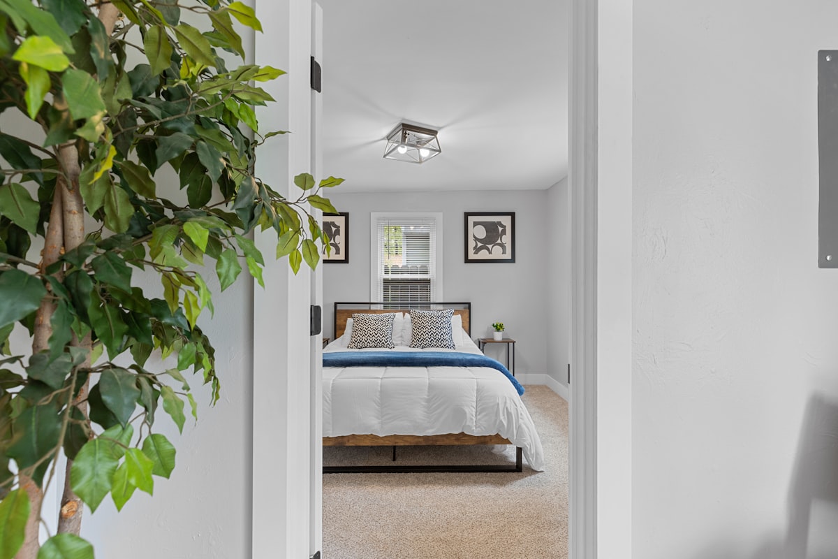 Cozy vacation rental interior — a well-furnished Airbnb living space ready for guests